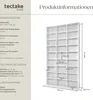 tectake® CD DVD Regal Christel 180 x 102 x 23,5 cm Produktbild-Vorschau 5