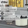 vhbw Faltenfilter kompatibel mit Bosch AdvancedVac 20, Produktbild-Vorschau 7