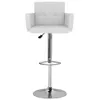 vidaXL Barhocker 2 Stk. Weiß Kunstleder -  Barhocker Produktbild-Vorschau 14