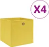 vidaXL Opbergboxen, 4 stuks, vliesmateriaal, 28x28x28 cm, Productafbeelding-voorbeeld 5
