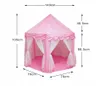 Rosa Spielzeugburg Zelt für Kinder 135x140cm, Spielhaus für Produktbild-Vorschau 5