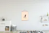 MuchoWow® Textilposter Ziege - Schwarz - Skateboard - Weiß Produktbild-Vorschau 2