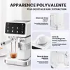 Machine à expresso Zimilo 20 bars avec mousseur à lait, Voir les images du produit 5