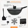 DIVORY Wok Pfanne 30cm mit Deckel - abnehmbarer Stielgriff, Produktbild-Vorschau 5