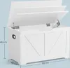 Lavice na boty VASAGLE s úložným prostorem, tvar V, délka Náhled obrázku produktu 5