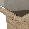 vidaXL 9-tlg. Garten-Essgruppe mit Kissen Beige Poly Rattan Produktbild-Vorschau 7