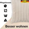 Dekokissen LILLI BIG CORD Velour mit Reißverschluss 40x40cm Produktbild-Vorschau 5