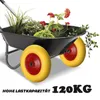Yakimz Schubkarrenrad Reifen Ersatzrad mit Achse Vollgummi Produktbild-Vorschau 3