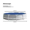 Intex-Schwimmbecken mit rundem Rahmen – 305 x 76 cm – Blau Produktbild-Vorschau 3