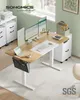 SONGMICS Höhenverstellbarer Schreibtisch elektrisch 140cm Produktbild-Vorschau 2