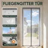 Sekey Fliegengitter Balkontür mit Magnet Insektenschutz Tür Produktbild-Vorschau 2