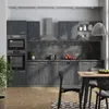 Aneks kuchenny Vicco R-Line Czarny beton 300 cm bez blatu Podgląd zdjęcia produktu 4