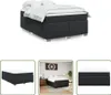 The Living Store Boxspringbett mit Matratze Schwarz 140x200 Produktbild-Vorschau 1