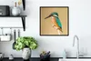 MuchoWow® Gerahmtes Poster Eisvogel - Tiere - Vogel 40x40 Produktbild-Vorschau 3