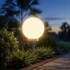 LED solárna svietiaca guľa - 25 cm / teplá biela - Solárne Náhľad obrázku produktu 7