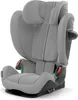 A studio shot of a gray child car seat against a white background. Náhled obrázku produktu
