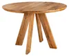 riess-ambiente Esstisch ART WOOD 100cm braun massives Produktbild-Vorschau 11