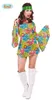 buntes kurzes Hippie Kleid für Damen Gr. M/L, Größe:L Produktbild-Vorschau 1