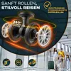 tillvex® Reisekoffer Set 4-TLG. + Gepäckwaage, 8X Produktbild-Vorschau 3