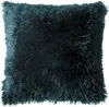 Kissen - 50 x 50 cm - Grün - Schwarz - Polyester - Velours Produktbild-Vorschau 1