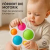 Montessori Baby Spielzeug Greifbrett Rassel Puzzle Motorik Produktbild-Vorschau 2