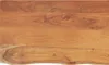 vidaXL Piano lavabo 100x60x2,5 cm rettangolare in legno Anteprima dell’immagine prodotto 1