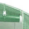Gewächshaus mit Stahlrahmen Grün 4 m² 2x2x2 m Produktbild-Vorschau 8