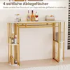 KOMFOTTEU Moderní barový stůl, stojací stůl s elegantním Náhled obrázku produktu 3
