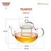 Teiera Wilmax da 1200 ml in vetro termico con filtro in Anteprima dell’immagine prodotto 5