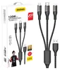 Schnellladekabel 120W 1,2 m 3in1 USB - USB-C / microUSB / Produktbild-Vorschau 11