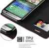 Cadorabo Hülle für HTC ONE M8 Schutz Hülle in Rot Produktbild-Vorschau 3