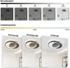 Demonstration of dimming range and color temperature options for a ceiling light. Produktbild-Vorschau