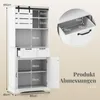 A diagram showing the dimensions of a white kitchen cabinet. Podgląd zdjęcia produktu