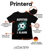 T-shirt voor kinderen, zwart, maat 128, voor de eerste klas Productafbeelding-voorbeeld 4