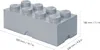 LEGO(R) pojemnik klocek ósemka szary jasny Podgląd zdjęcia produktu 3