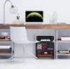 Relaxdays Rollcontainer, 3 offene Fächer, Büro & Home Produktbild-Vorschau 1