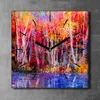Coloray Uhr auf Leinwand 30x30 cm Wand Uhr Dekoration Produktbild-Vorschau 2