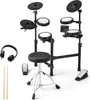 COSTWAY E-Drum Sets, batteria elettrica da 7 pezzi con pad, Anteprima dell’immagine prodotto 1
