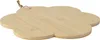 Schneidebrett 30cm Bambus Blumenform Natur Braun Produktbild-Vorschau 1