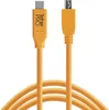 Tether Tools USB-C zu 2.0 Micro- B 5-Pin 4,60m orange Produktbild-Vorschau 1
