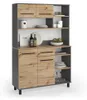 Buffet de cuisine Vicco Pure Chêne Artisan/Anthracite Voir les images du produit 5