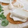 HMF Tischset oval geflochten aus Wasserhyazinthe, Platzset Produktbild-Vorschau 4