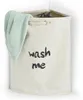 Eckwäschekorb aus Polyester, beige 34x34x56cm Produktbild-Vorschau 4