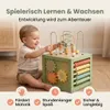Laavir Holz-Aktivitätswürfel Baby Mintgrün - Montessori Produktbild-Vorschau 3