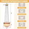 ZMH závěsná lampa jídelní stolní závěsná lampa 5 plamenů Náhled obrázku produktu 2
