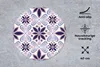 MuchoWow® Mauspad Mousepad Blumen - Luxus - Design 40x40 cm Produktbild-Vorschau 2