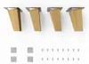 4x sossai Holzfüße eckig - schräge Ausführung 10cm Eiche Produktbild-Vorschau 1