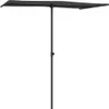 vidaXL Parasol avec mât en aluminium 180x110 cm Anthracite Voir les images du produit 3