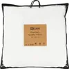 A white pillow in a clear plastic bag with a product label. Podgląd zdjęcia produktu