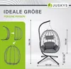 Juskys Hängesessel Aria mit Kissen - höhenverstellbar & Produktbild-Vorschau 11